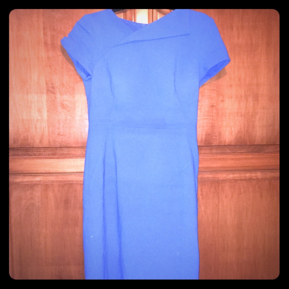 L.K. Bennett Jo Fitted Dress, True blue